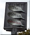 Sign for the Plough, Cuffley