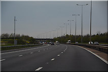 SO8744 : Malvern Hills District : The M5 Motorway by Lewis Clarke