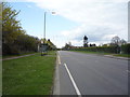 Bus stop and shelter on Welwyn Road (B1000)