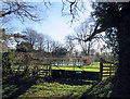 Gate into a field