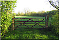 Gate into field south of Tindon End Road