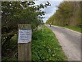 The White Horse trail, looking north west