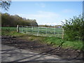 Field entrance near Green