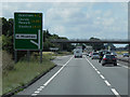 Southbound A1, Exit and Bridge at North Muskham