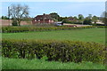 Looking across Stoke Charity Road towards South Stoke Farm