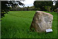 SU4531 : Sarsen stone at Flowerdown Barrows by David Martin