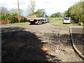 Roadworks on Orchard Close