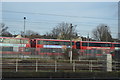 Parked London Buses