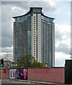 TQ2578 : Empress State Building, Lillie Road by Stephen Richards