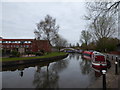 Narrow boats moored at Etruria