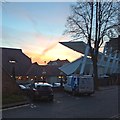 Sunset over Trent Bridge Cricket Ground