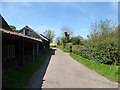 Track beside Red House Farm