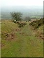 SO5977 : Titterstone Quarry incline by Alan Murray-Rust