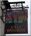 Sign for the Jolly Farmers, Ormesby St Margaret