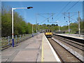 Train leaving Hadley Wood station