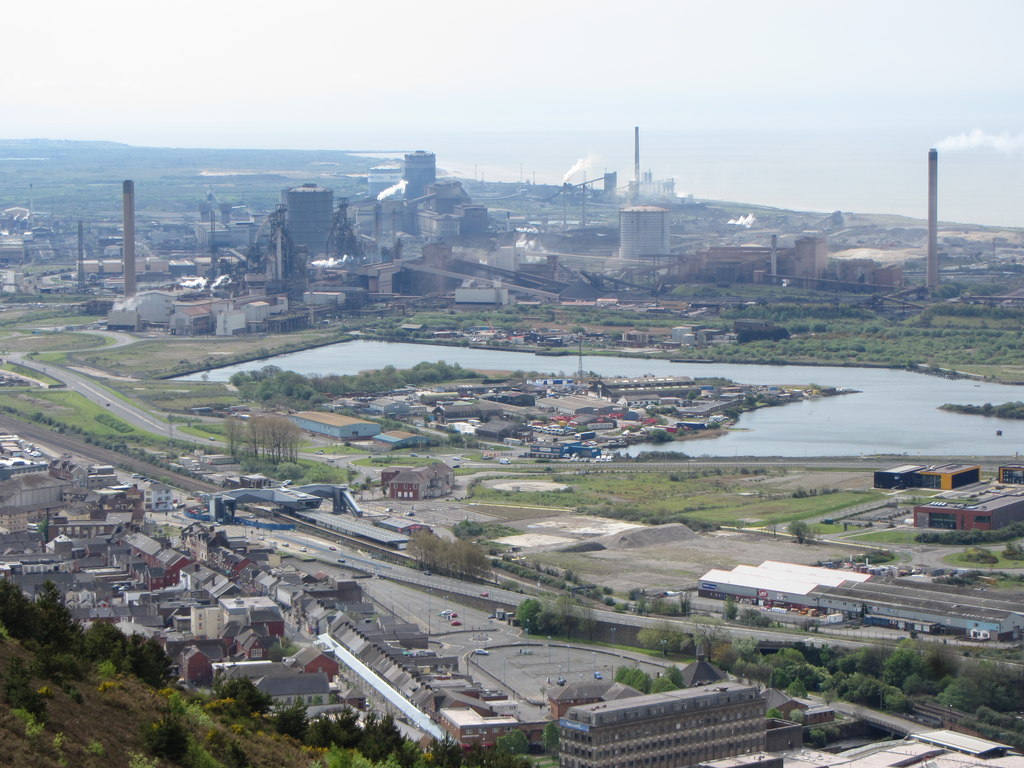 View of Port Talbot steelworks from... © Gareth James :: Geograph ...