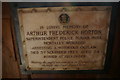 TQ3670 : St Paul's, New Beckenham: memorial plaque by Christopher Hilton