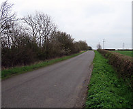 SK6222 : Narrow Lane towards Six Hills by Andrew Tatlow