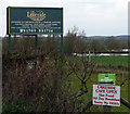 Signs by Sporting Lakeside entrance