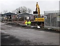 Wye Valley Demolitions Ltd excavator, Hereford