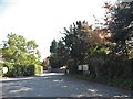 Lower Road at the B2163 junction, West Farleigh