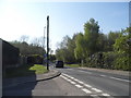 Heath Road at the junction of Woodlands