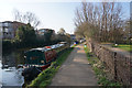 Towpath by River Lee Navigation Hackney Cut