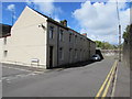 Row of houses at the western end of King Street, Neath