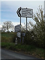 Roadsigns on Ashbocking Road