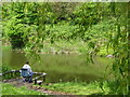 Fishing by the Royal Military Canal, West Hythe