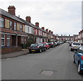 West along Hawthorn Road West, Llandaff North, Cardiff