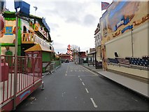 SH7882 : The funfair has closed for the night by Gerald England