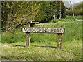 TM1852 : Ashbocking Road sign by Geographer