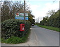 Elizabeth II postbox on Butt Lane, Burgh Castle