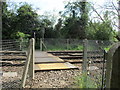 Crossing over the railway at Aslockton