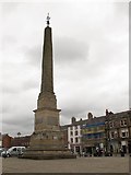 SE3171 : The obelisk, Ripon market place by Stephen Craven