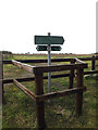 Bridleway sign off Hall Lane