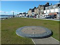 Artwork at the start of the John Muir Way