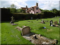 Clerks Cottage, Tilty from the churchyard