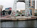 SJ8097 : Salford Quays, Lowry Plaza by David Dixon