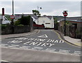 SN7810 : NO ENTRY to Club Lane, Ystradgynlais by Jaggery