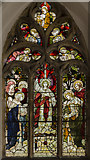 SK9389 : Stained glass window, St Chad's church, Harpswell by Julian P Guffogg