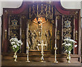 Reredos and altar, St Radegund