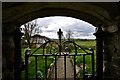 Honeychurch: Slade farm from the south porch of St. Mary