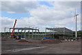 Construction of  IG Doors factory, Oakdale Business Park