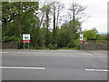 Entrance to Heronstone Holiday Retreat, Ystradgynlais