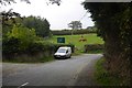 A lane leaving Onibury