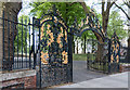 Entrance to St Pancras Old Church, St Pancras Way, London N1