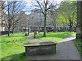 NZ2464 : The churchyard of the Church of St. John the Baptist, Grainger Street, NE1 by Mike Quinn
