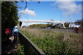 Footbridge over the A63 at Welton